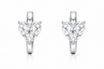 Earrings 14KW HS F VS+ 2ctw 2.48gms LGD