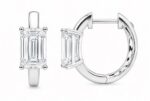 Earrings 14KW EM F VS+ 2ctw 2.1gms LGD - Image 2