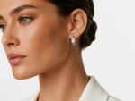 Earrings 14KW EM F VS+ 2ctw 2.1gms LGD - Image 3